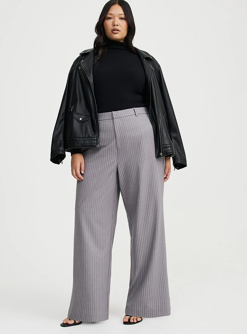 High-Rise Wide Leg Trouser