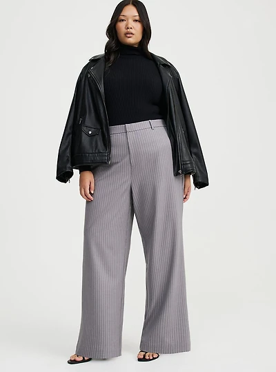 High-Rise Wide Leg Trouser