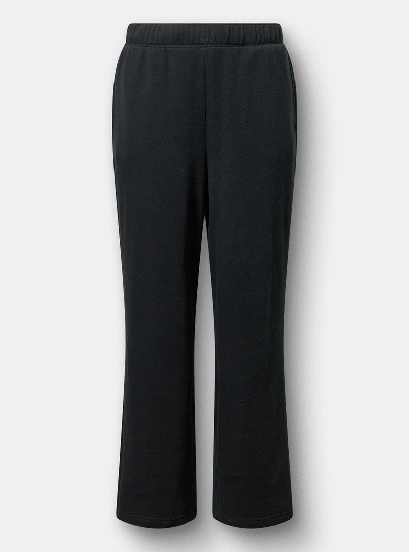 High-Rise Wide Leg Cozy Fleece Pant