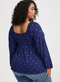 Sweetheart Cinched Babydoll Top