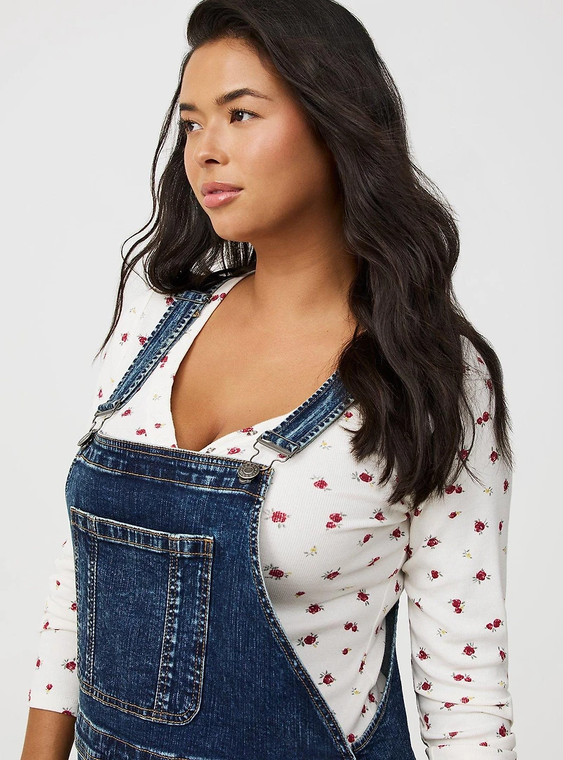 Straight Leg Overalls