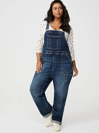 Straight Leg Overalls