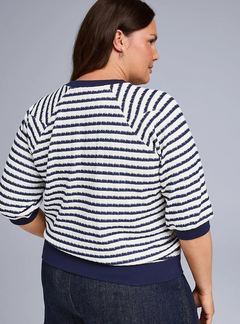 Belle Isle Raglan Crew Sweatshirt