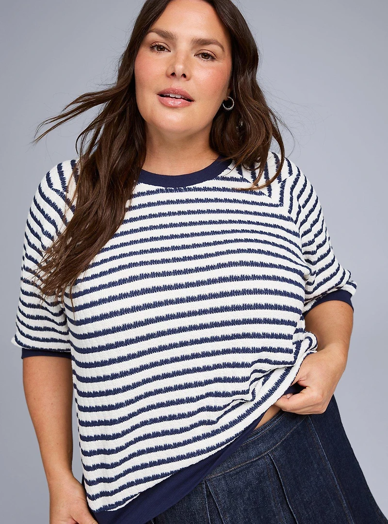 Belle Isle Raglan Crew Sweatshirt