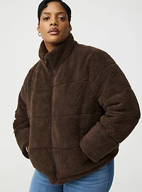 Sherpa Puffer Jacket