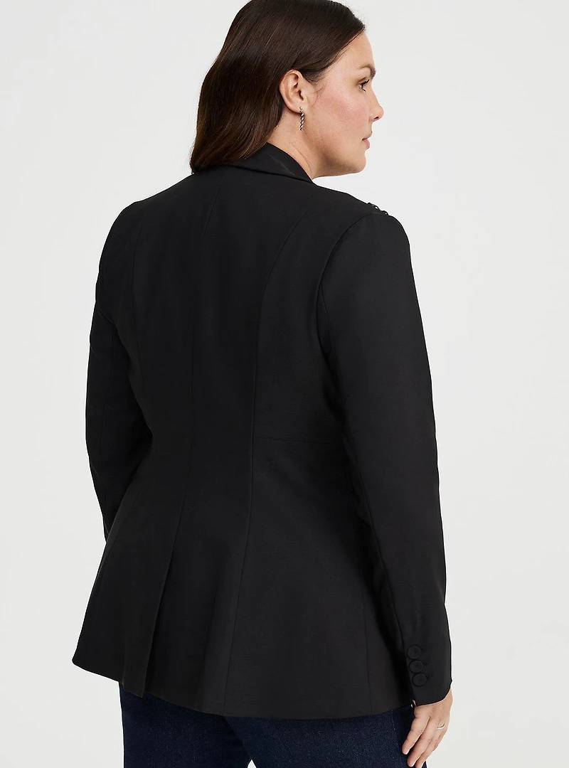 Embellished Cutaway Blazer