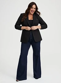 Embellished Cutaway Blazer