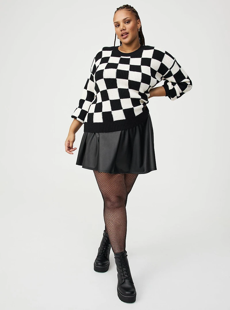 Drop Shoulder Pullover Sweater