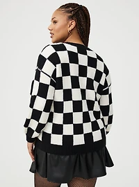 Drop Shoulder Pullover Sweater