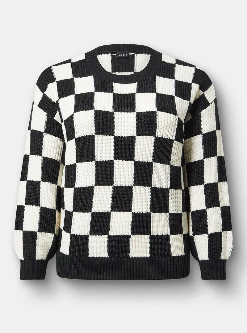 Drop Shoulder Pullover Sweater