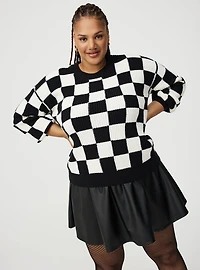 Drop Shoulder Pullover Sweater