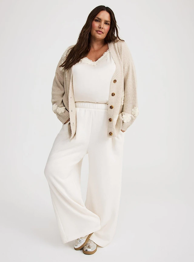 TORRID Vegan Cashmere V-Neck Cardigan Liberty Center