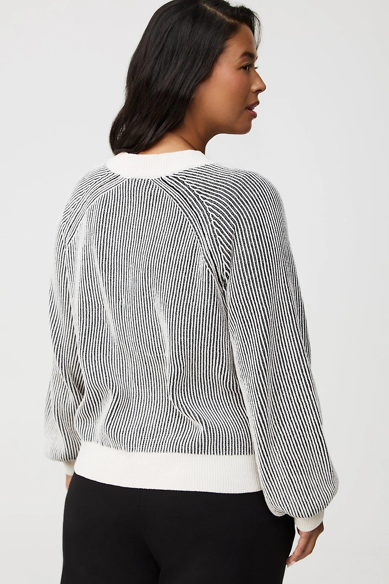 Cardigan V-Neck Chenille Sweater