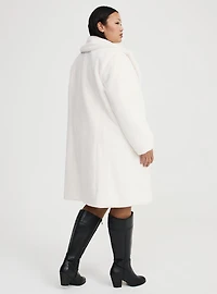 Longline Faux Fur Coat