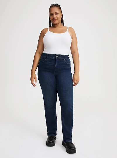 Bombshell High-Rise Straight Jean
