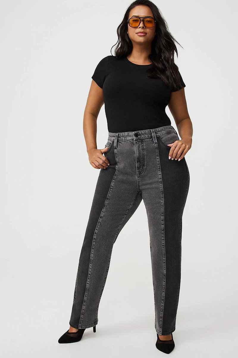 High-Rise Straight Jean