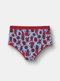 Deadpool Mid-Rise Cotton Brief Panty