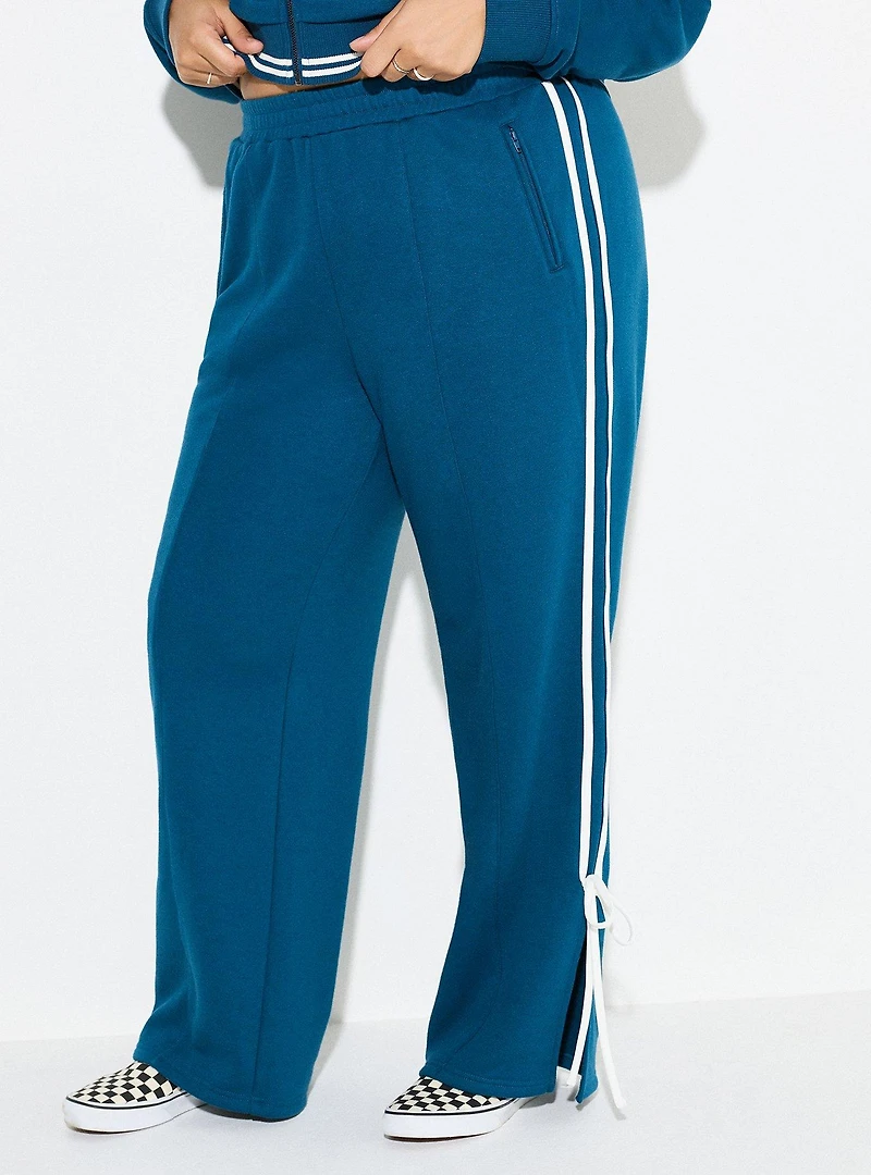 LoveSick Bow-Trim Track Pants