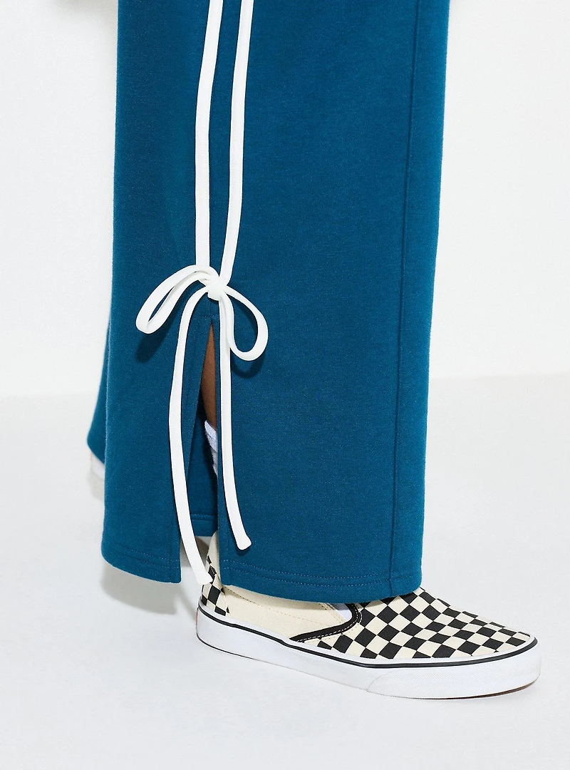 LoveSick Bow-Trim Track Pants