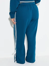 LoveSick Bow-Trim Track Pants