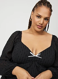 Tiered Babydoll Mini Dress