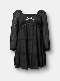 Tiered Babydoll Mini Dress