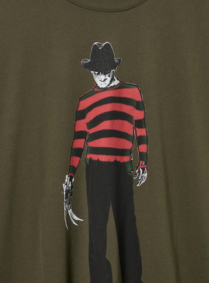 Nightmare on Elm Street Drop Shoulder Tee