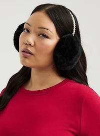 Pearl Faux Fur Earmuffs