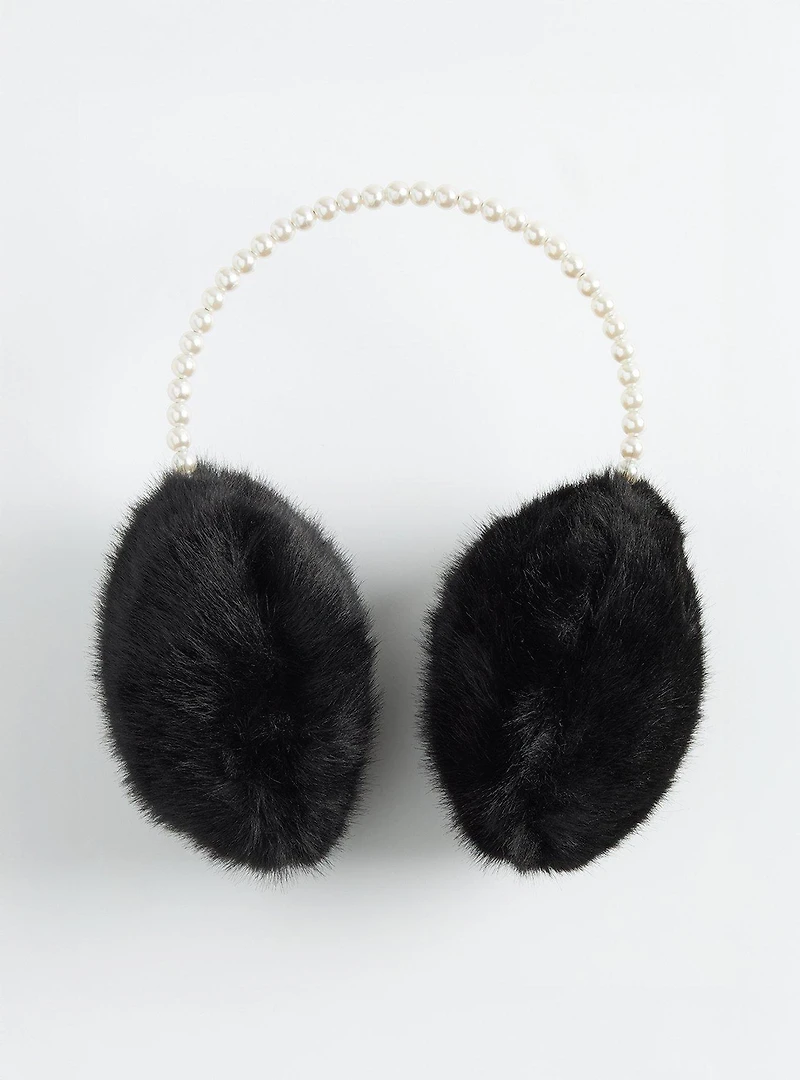 Pearl Faux Fur Earmuffs