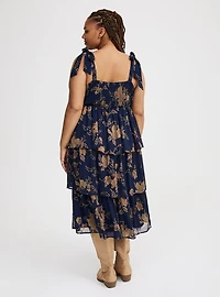 Sweetheart Tiered Midi Dress