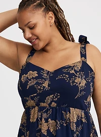 Sweetheart Tiered Midi Dress