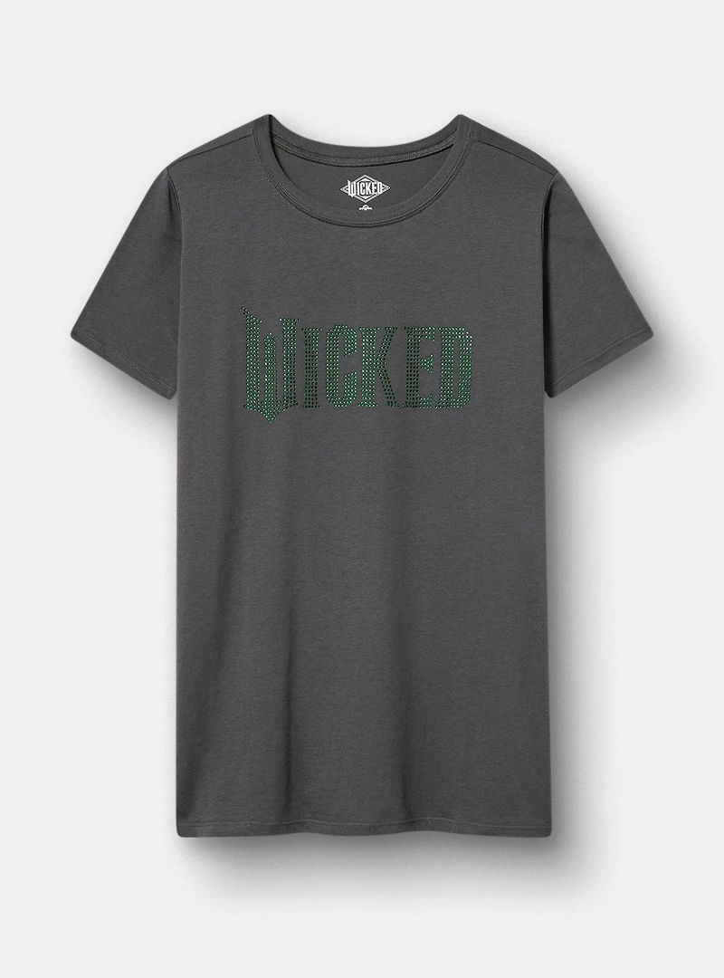 Wicked Rhinestone Crew Tee