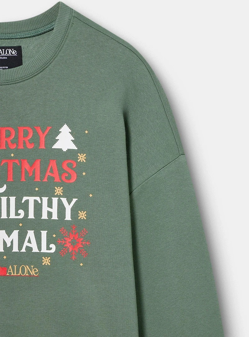 Home Alone Oversized Sweatshirt