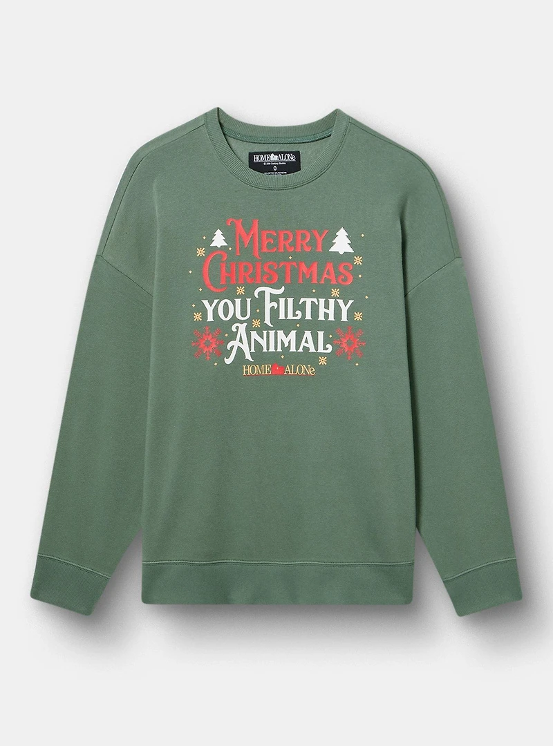 Home Alone Oversized Sweatshirt