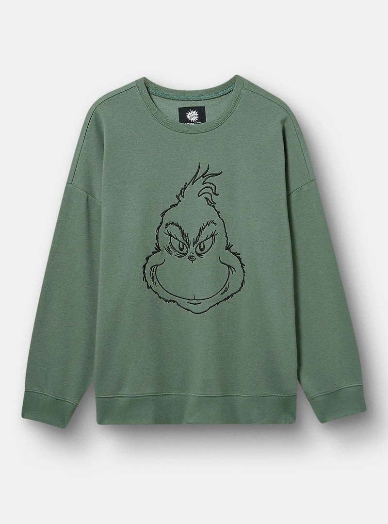 The Grinch Oversized Fleece Sweatshirt