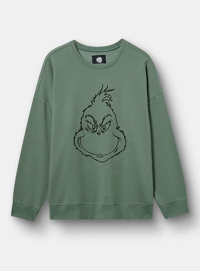 The Grinch Oversized Fleece Sweatshirt