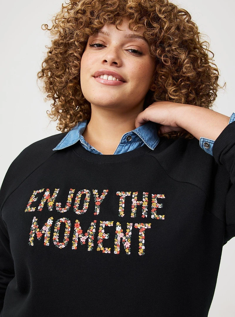 Classic Cozy Fleece Tunic Sweatshirt