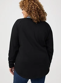 Classic Cozy Fleece Tunic Sweatshirt