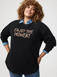Classic Cozy Fleece Tunic Sweatshirt