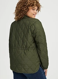 Quilted Bomber Jacket