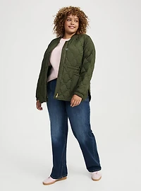 Quilted Bomber Jacket