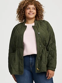 Quilted Bomber Jacket