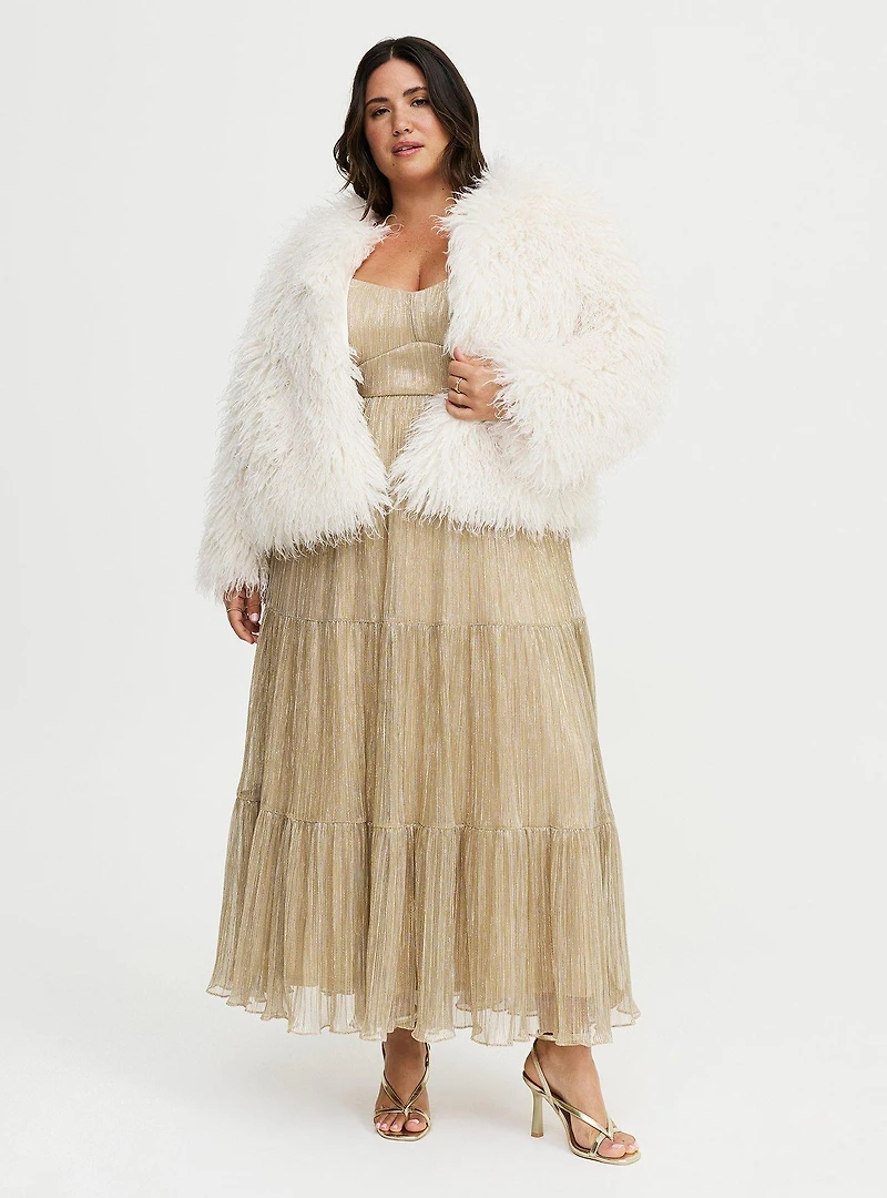 Shaggy Faux Fur Jacket