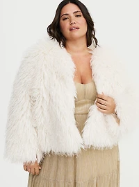 Shaggy Faux Fur Jacket