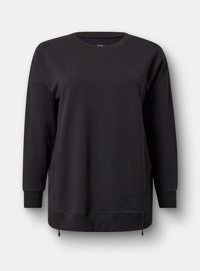 TRU Everyday Fleece Relaxed Active Tunic