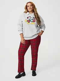 Mickey Mouse Christmas Oversized Fleece Sweatshirt