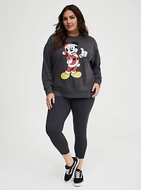 Mickey Mouse Christmas Oversized Fleece Sweatshirt