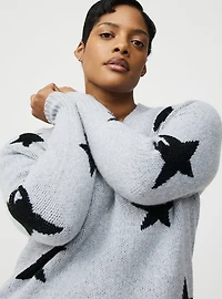 Vegan Cashmere V-Neck Pullover Sweater