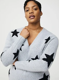 Vegan Cashmere V-Neck Pullover Sweater