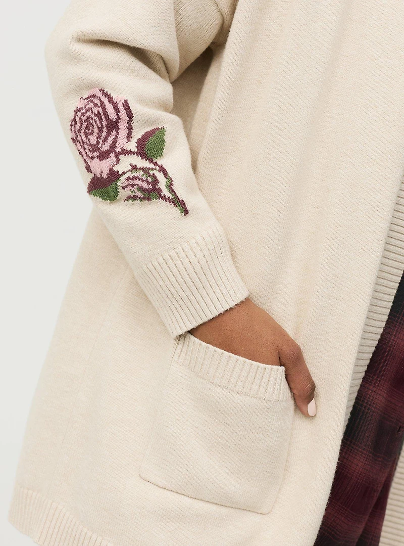 Open-Front Cardigan